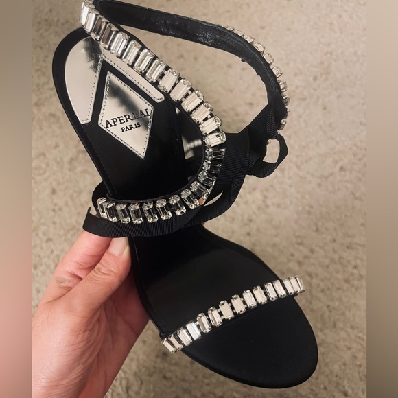 Aperlai Emerald Diamond Heel Size: 37.5 - Picture 4 of 6